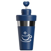 Ísuðu kaffivél með lok