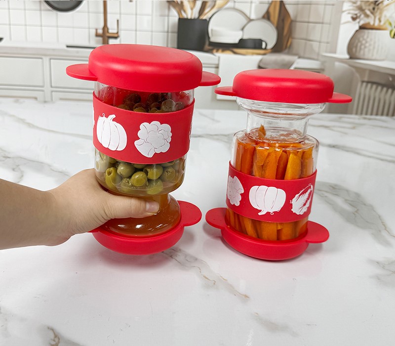 Customized Pickle Jar with Airtight Lid Customized Pickle Jar with Airtight Lid